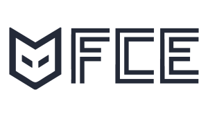 FCE Logo Logo of a modern company featuring a stylized design with the letters "DFC" in a bold, geometric font, showcasing a sleek and professional branding aesthetic.