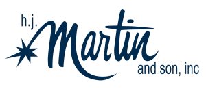 Martin Logo Logo of Martin and Company, featuring a modern and stylish font in navy blue, representing a professional brand identity.