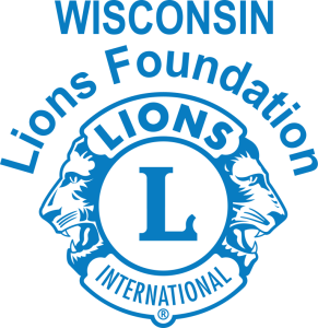Wisc Lions Foundation Logo Wisconsin Lions Foundation logo featuring a blue design with the word "LIONS" and the letter "L" prominently displayed, symbolizing community service and support initiatives in Wisconsin.